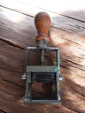  Tampon dateur mécanique vintage en bon état de fonctionnement