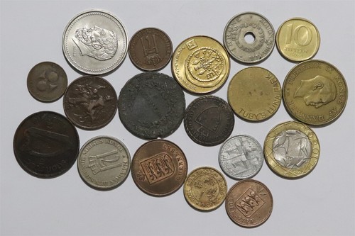 World old coins utility - world, lot