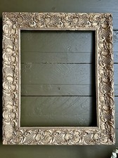 Cadre En Bois Et Stuc Doré