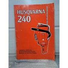 Husqvarna Tronconneuse 240 - Manuel Instructions