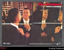 1997 Sports Illustrated Great Shots #23 Alex Rodriguez MINI POSTER MARINERS
