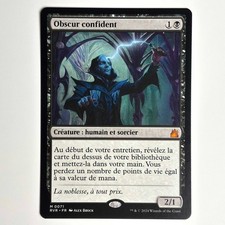 OBSCUR CONFIDENT MTG RVR - CARTE MAGIC THE GATHERING FR NEUF