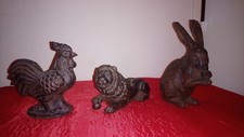 sculpture animaux en fonte