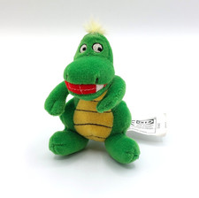 Mini peluche dinosaure vert IKEA SÖT jaune rouge environ 11 cm petit doudou