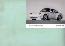 photo de presse / press photo original Porsche 911 993 Carrera RS 1995