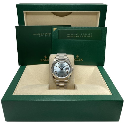 Rolex jour date platine - rolex, 40