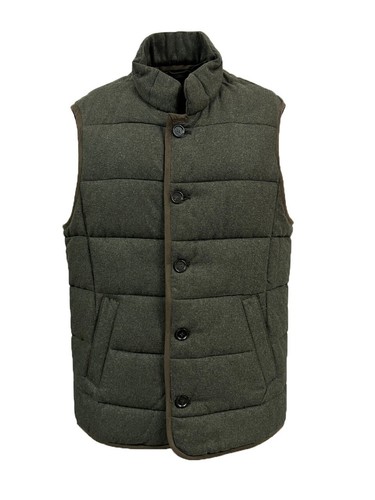 Gilet matelassé loden vert - gilet,