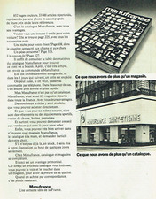 Publicité Advertising 0924  1973   V Manufrance Saint-Eienne  catalogue magasins