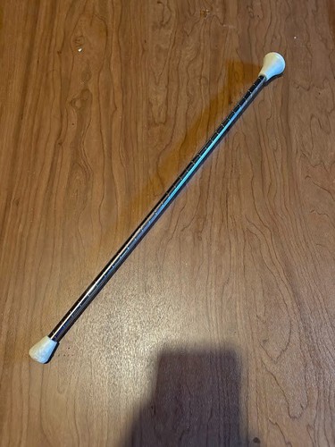 Used twirling baton with white - baton,