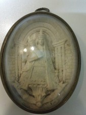 cadre religieux verre bombé