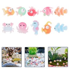  Figurines d'animaux marins miniatures : 200 pièces, créatures marines