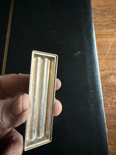 1 Porte Couteaux En Metal Argente Christofle Modèle " Ondulation par Luc Lanel"