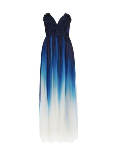 Oscar renta silk chiffon - de,