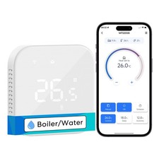 Thermostat Connecté Encastrable, WiFi pour Chaudière Gaz/Chauffage au Sol à E...