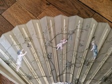 ancien éventail XIXÈME