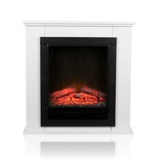 Classic Fire Cheminee Electrique effet Flamme Lugano 1800W - Cheminée Décorative