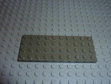 Plaque plate OldDkgray 4x10
