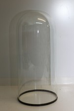 Globe de pendule en verre forme circulaire fin XIXeme