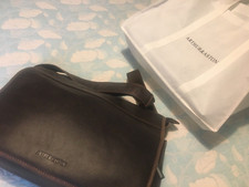 ARTHUR & ASHTON SACOCHE GIBECIÈRE CUIR MARRON 38 x 25 cm ORDINATEUR PORTABLE