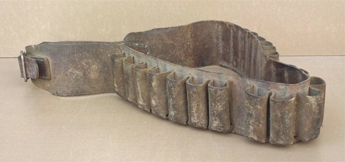Ancienne cartouchière cuir - ancienne,