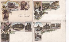 Lot de 4 cartes postales