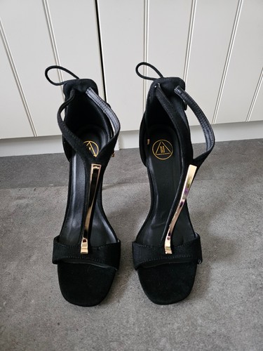 Sandales talons suede noir - sandales,