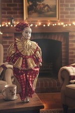 Poupée Clown Harlequin