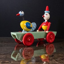 Jouet JEX ancien bois peint