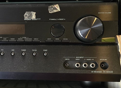 Onkyo receiver sr608 thx - onkyo, av