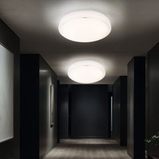 Plafonnier Lampe De Salon LED 3 Niveaux Blanc Lampe De Couloir Ensemble De 2