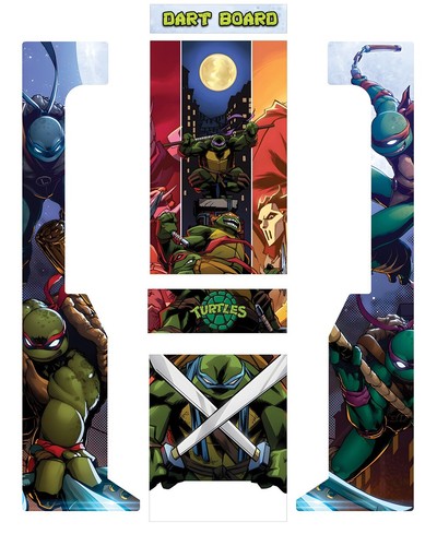 Stickers dartcab tmnt - stickers, tortue