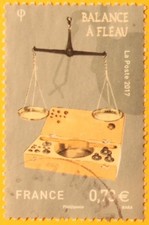 FRANCE 2017  -  OBLITÉRÉ   YT 5194  " BALANCE à FLÉAU " CACHET ROND 