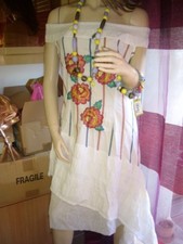 SAVE THE QUEEN : robe brodée