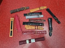 Lot De BRACELET SELLIER AUTRUCHE Crocodile Etc Montre Neuf D Epoque 