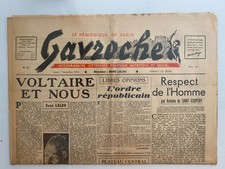 GAVROCHE DU 7 DEC 1944  "