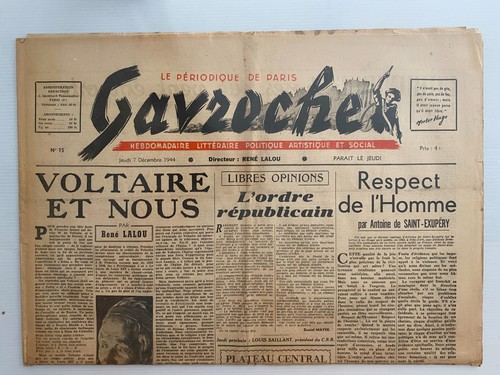 Gavroche dec 1944 - dec,