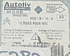 CALCULATEUR AIRBAG VIERGE
