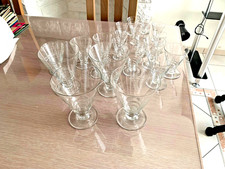 ANCIEN VINTAGE SERVICE  VERRES