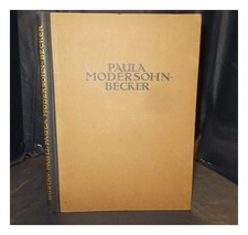Pauli, Gustav (1866-1938) Paula Modersohn-Becker / Par Gustav Pauli 1922 Relié
