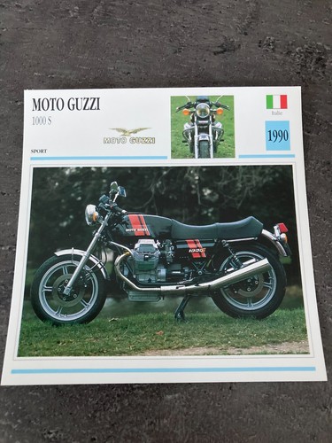 Carte fiche moto collection - fiche,