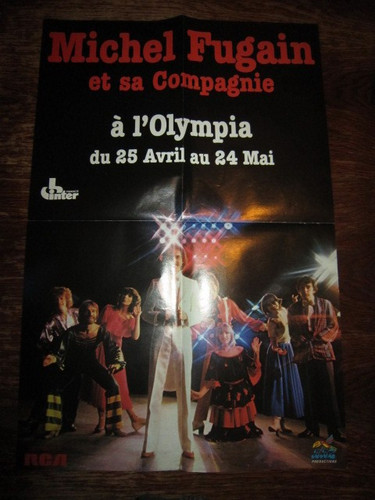 Affiche michel fugain sa - affiche, et