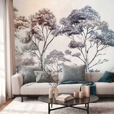 Élégant Forêt Motif Papier