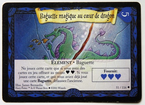 Tcg card harry potter dragon - harry,