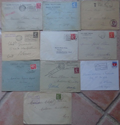 France lot 20 enveloppes - 20,