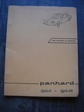 MANUEL D'ATELIER TEMPS PROVISOIRES DES REPARATIONS PANHARD 24 C ET 24 CT