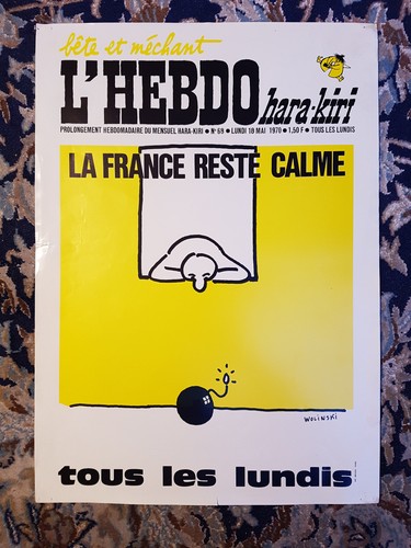 Affiche kiosque origine mai - kiosque,