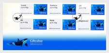Gibraltar 2024 Post & Go europa cept Orca killer whale marine life 6v  FDC PJ