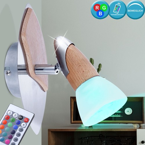 Lampe murale bois rgb - rgb, led