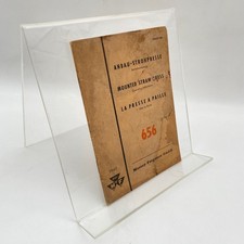 Massey Ferguson Presse À Foin 656 Manuel D'Utilisation Entretien 1960