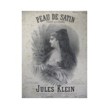 KLEIN Jules Peau de Satin Piano XIXe